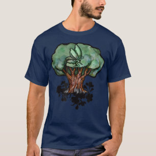 Fairy Tree Art green nature lovers fairies druid d T-Shirt