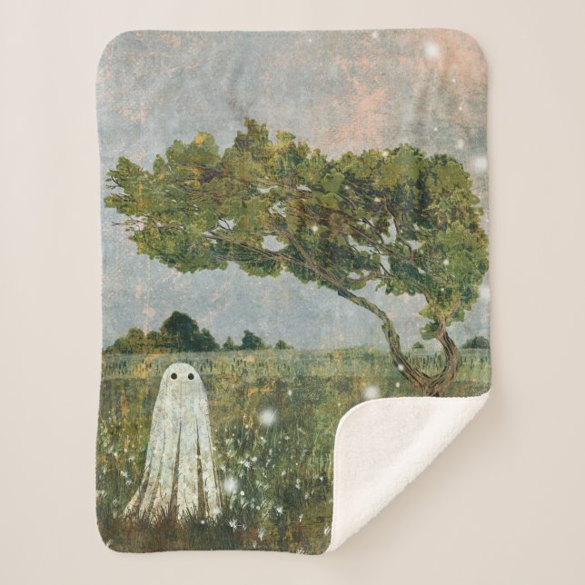 Fairy Tree Sherpa Blanket (Front)