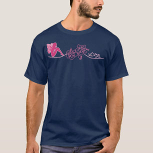 Fairy Tribal Artwork Thibiscus and fairies T-Shirt