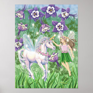 Fairy Unicorn mini poster