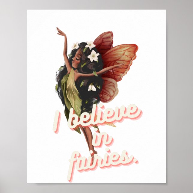 Fairy Wall Art Poster (Front)