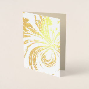 "Fairy Wand" Blank Gold Foil Card w/envelope
