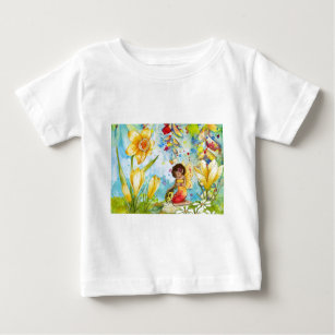 Fairy watercolour illustration whimsical baby T-Shirt