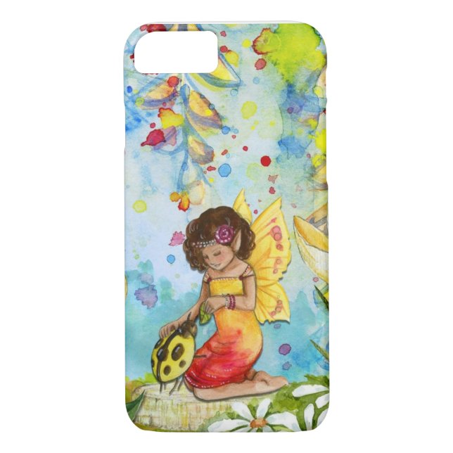 Fairy watercolour illustration whimsical Case-Mate iPhone case (Back)