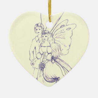 Fairy Wedding Ceramic Tree Decoration