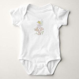 Fairy white baby bodysuit