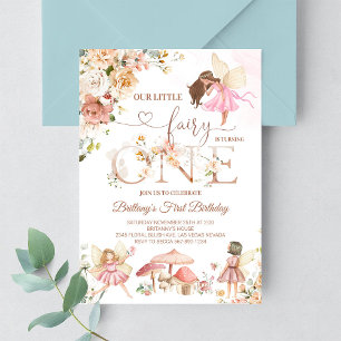 Fairy Wildflower Garden Birthday Invitation