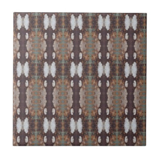 Fairy Wings Butterfly Tree Bark Patterned 4.25 Tile
