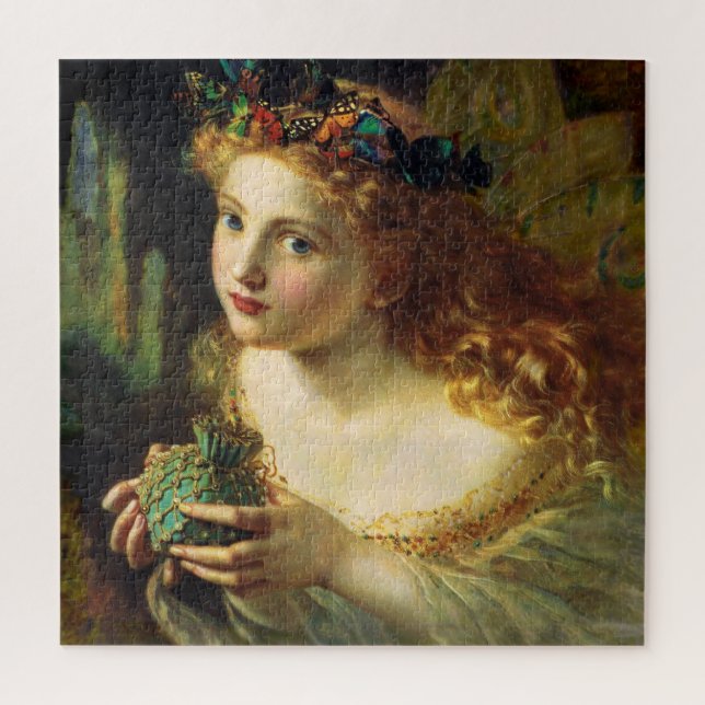 Fairy With Butterflies Sophie Gengembre Anderson Jigsaw Puzzle (Vertical)