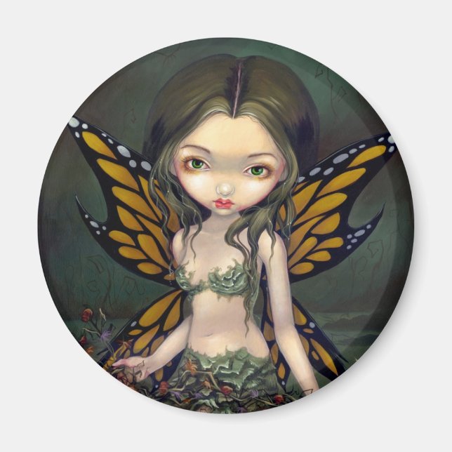 "Fairy with Dried Flowers" Magnet (Front)