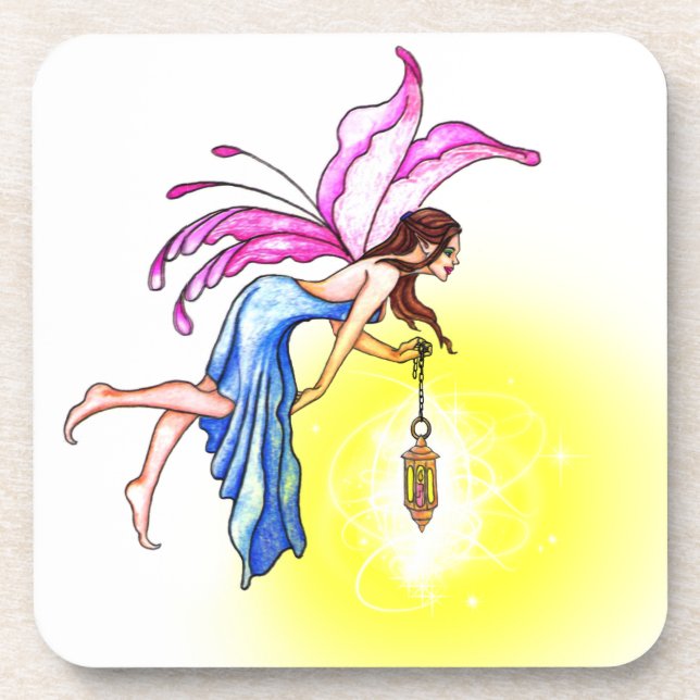 Fairy with Lantern Coaster (Front)