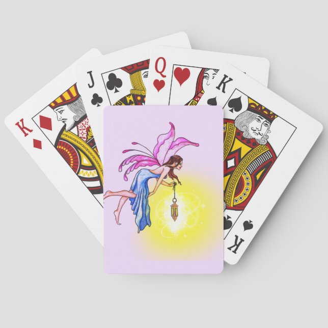 Fairy with Lantern Playing Cards (Back)
