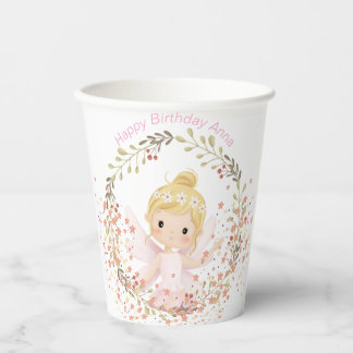 Fairy with pretty reef and fairy dust paper cups