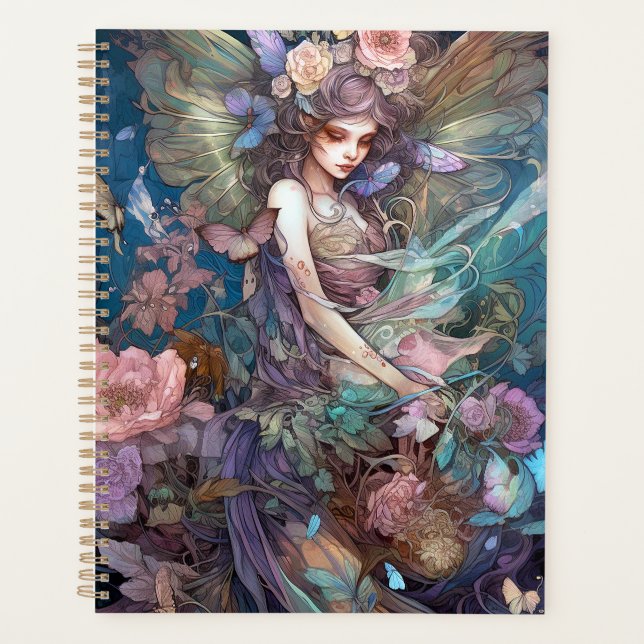 Fairy Woman Fantasy Art Planner (Front)
