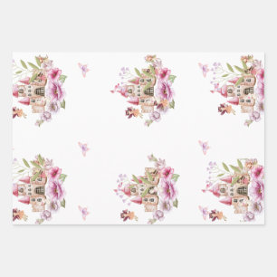 Fairy Wonderland Collection Whimsical Fairy Wrapping Paper Sheet