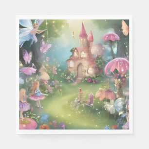 Fairy Wonderland party favour Napkin
