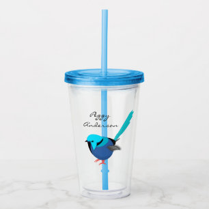Fairy Wren Acrylic Tumbler