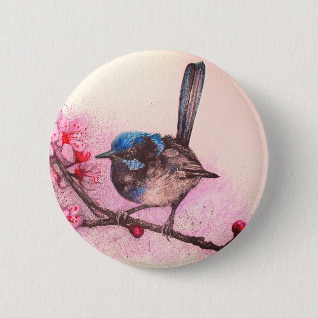 Fairy Wren Badge (Front)