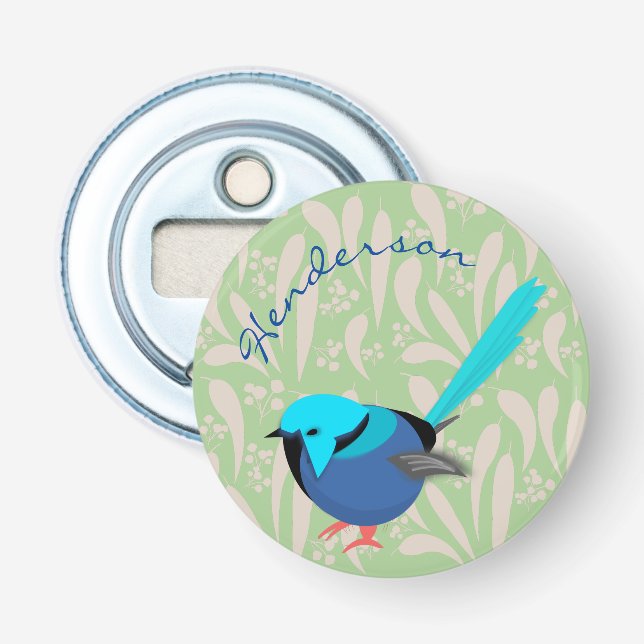 Fairy Wren Bottle Opener (Front)