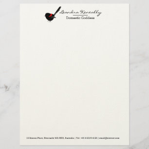 Fairy Wren Custom Letterhead