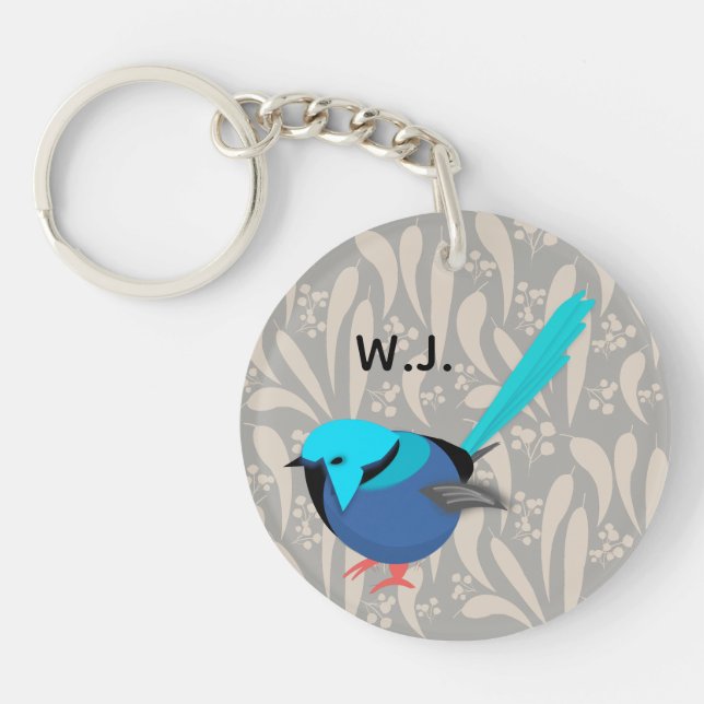 Fairy Wren Key Ring (Front)