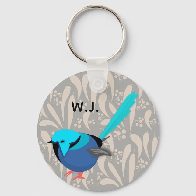 Fairy Wren Key Ring (Front)
