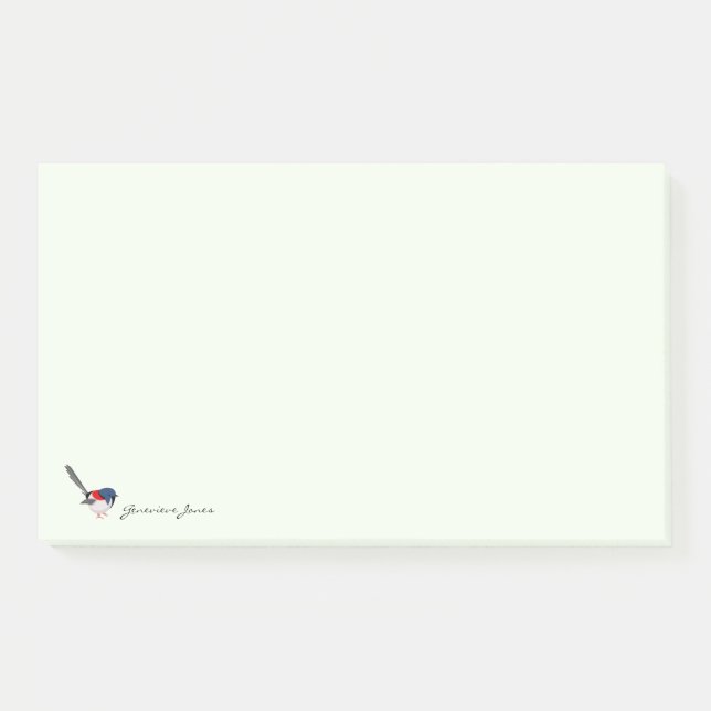 Fairy Wren Post-it Notes (Front)