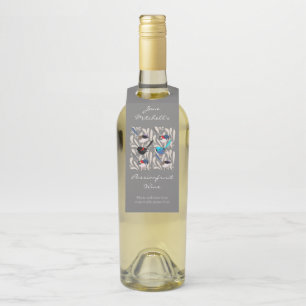 Fairy Wrens Bottle Tag