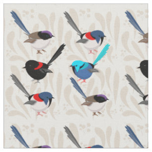 Fairy Wrens Fabric