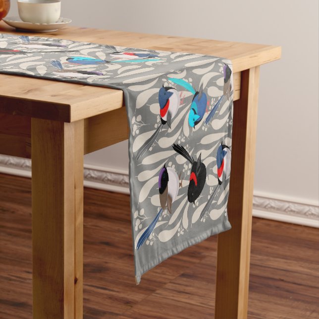 Fairy Wrens Long Table Runner (In Situ)