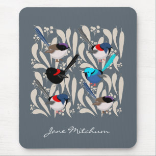 Fairy Wrens Mouse Pad