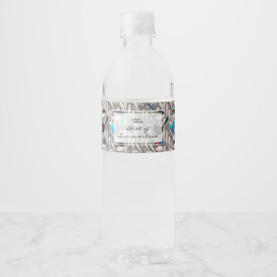 Fairy Wrens Water Bottle Label