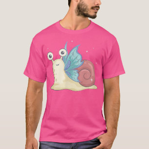 Fairycore Aesthetic Cute Fairy Snail Slug Faecore  T-Shirt