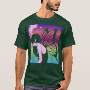 Fairycore Aesthetic Fairy Anime Girl Goth Vaporwav T-Shirt