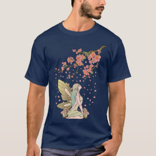 Fairycore Aesthetic Fairy Core Grunge Cherry Bloss T-Shirt