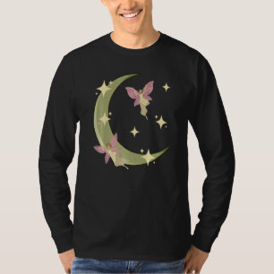 Fairycore Aesthetic Fairy Core Grunge Crescent Moo T-Shirt