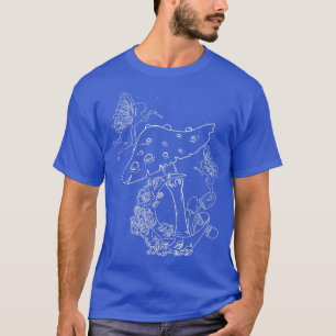 Fairycore Aesthetic Fairy Core Grunge Mushroom Moo T-Shirt