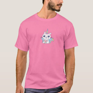 Fairycore Aesthetic Fairy Kawaii Unicorn Cat And M T-Shirt