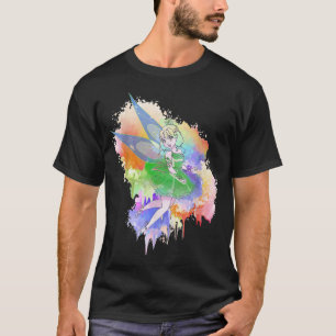 Fairycore Aesthetic Fairy Watercolor Splash Paint T-Shirt
