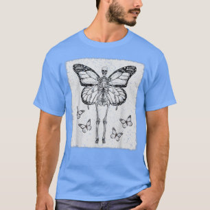 Fairycore Aesthetic Goth Funny Gothic Skeleton Fai T-Shirt