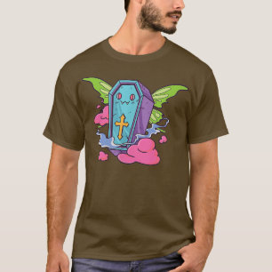 Fairycore Aesthetic Kawaii Fairy Coffin Bat Pastel T-Shirt