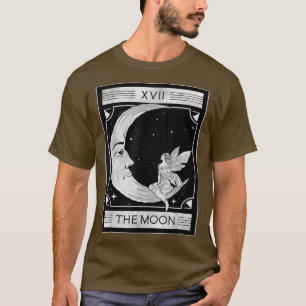 Fairycore Aesthetic The Moon Fairy Tarot Card  T-Shirt