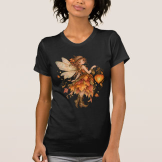 Fairycore Autumn Leaf Fairy With Acorn Cup Hat T-Shirt