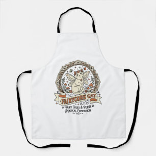 Fairycore Cat Fairycore Cat Vintage Vector Art Shi Apron