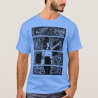 Fairycore Cottagecore Girl Lost in the Woods Comic T-Shirt