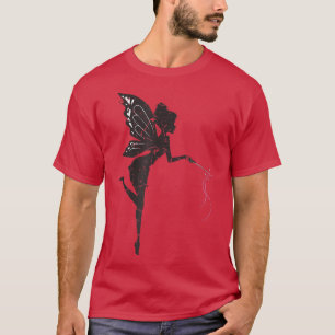 Fairycore Magical Creatures Fairy Silhouette Grung T-Shirt