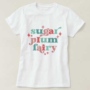 Fairycore Sugar Plum Fairy Typography Art T-Shirt