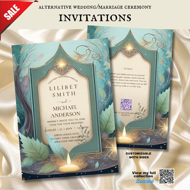 FAIRYCORE WEDDING INVITATIONS FAIRYTALE Faeries (Creator Uploaded)