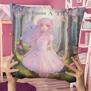 Fairycore Whimsical Fantasy Fairy Woodland Pastel Cushion