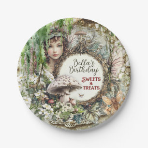 Fairyland Birthday Party Plate